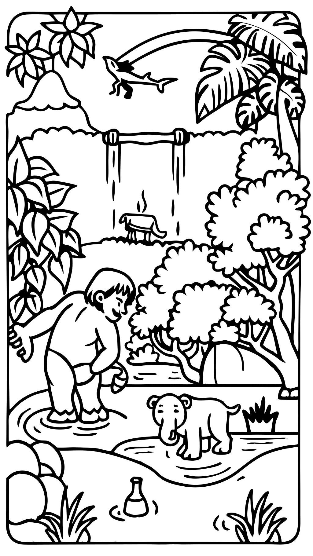 coloring pages of tarzan